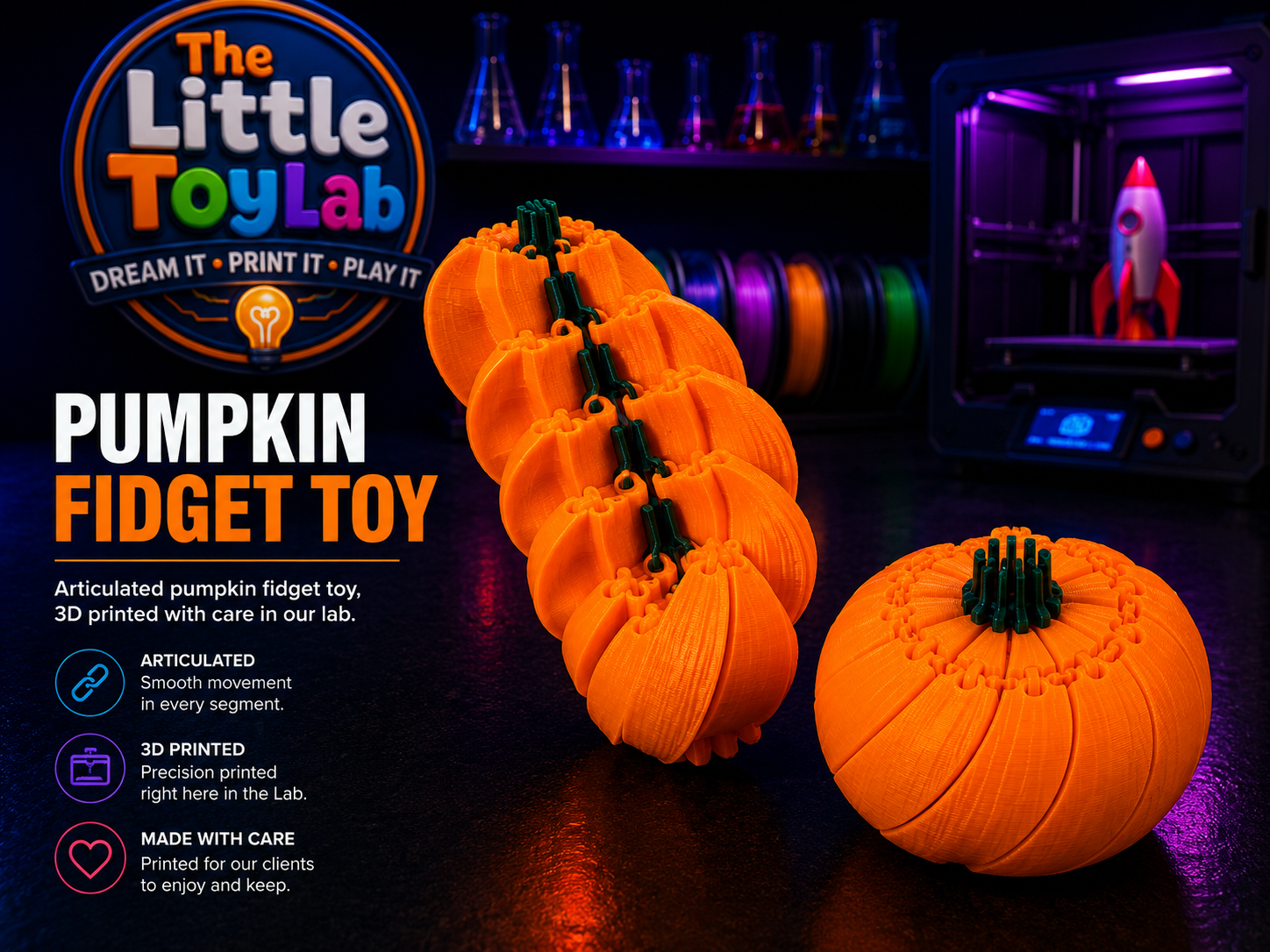 Pumpkin Fidget Toy